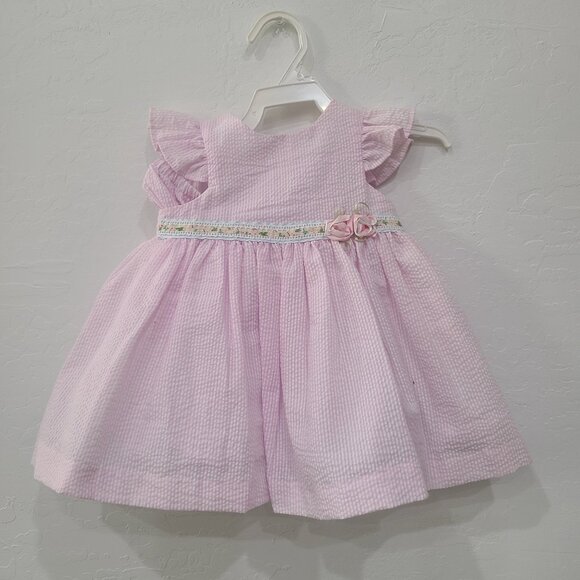 Baby Girl Clothes 3–6M, Lot of 7pcs, Nwt - 2 Dresses, Romper & Pant Set - Picture 11 of 12